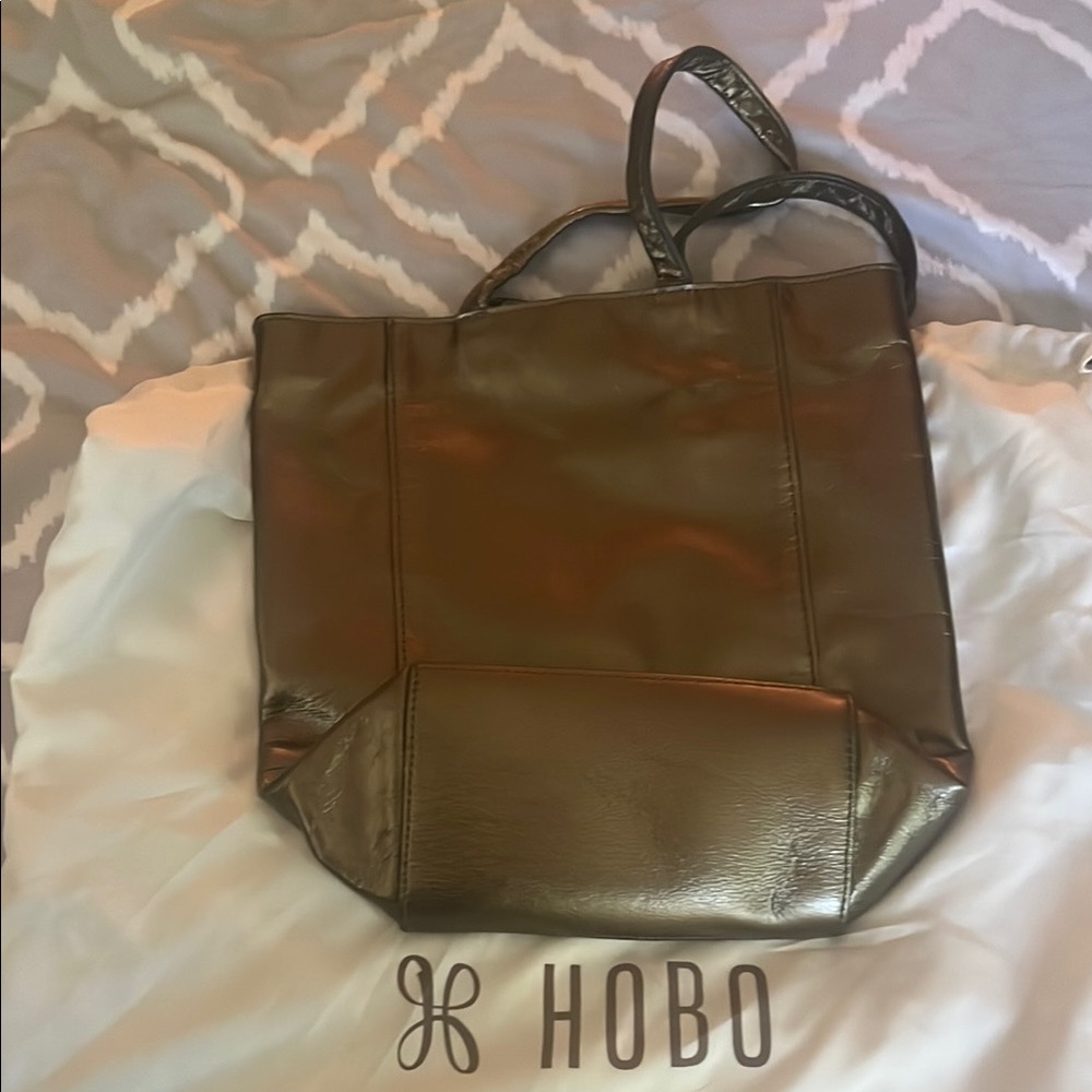 HOBO Brown Leather Hobo Bag Casual Slouchy Design